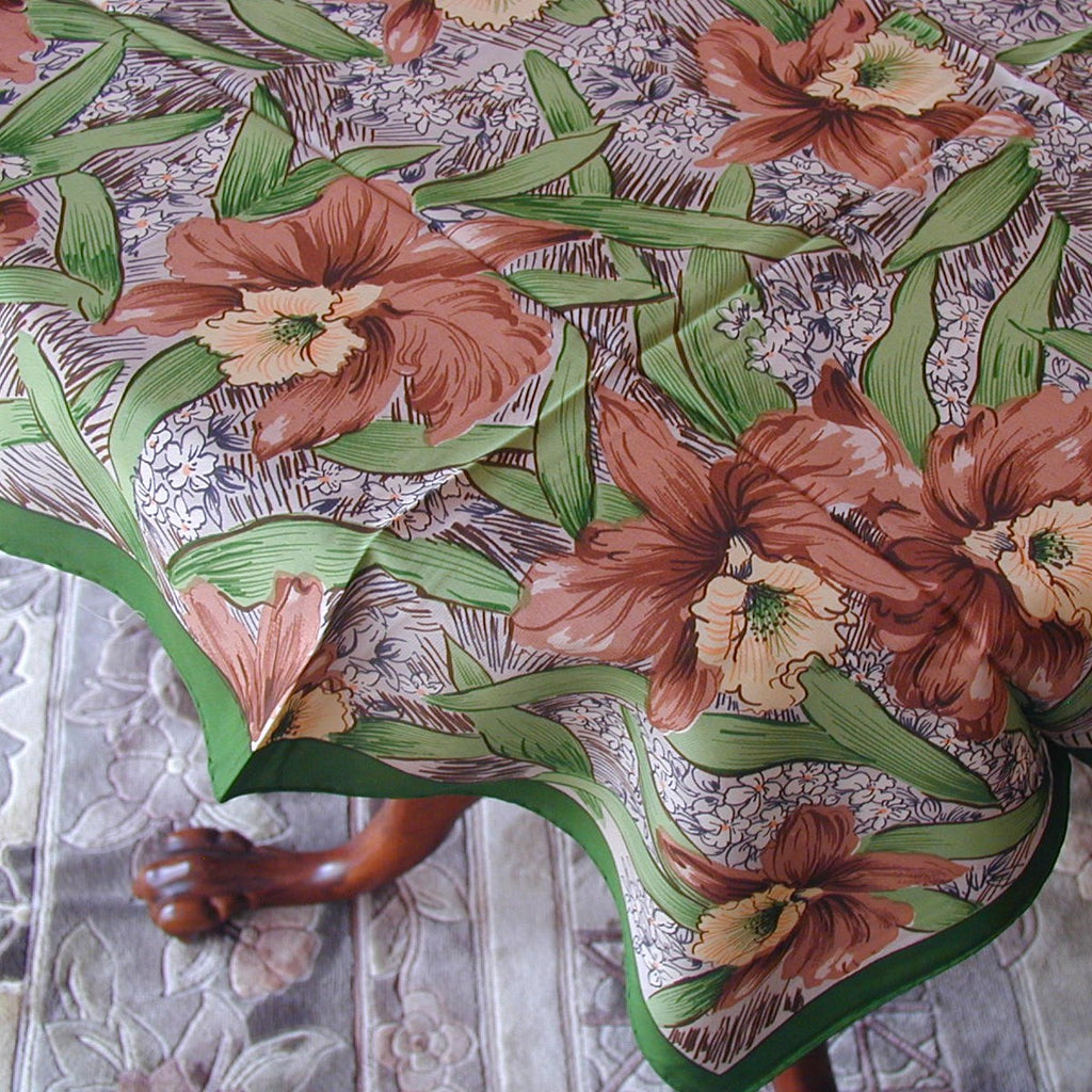 100% Silk Scarf (Print 403)