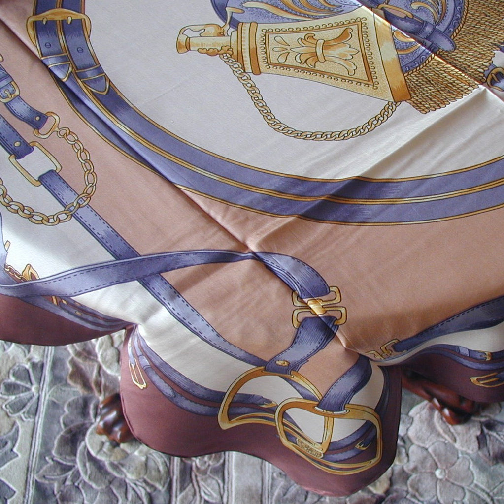 100% Silk Scarf (Print 408)